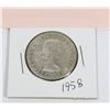 Image 2 : 1958 CANADIAN 50 CENT COIN (80% SILVER)