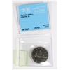 Image 2 : 1968 CANADIAN 1 DOLLAR COIN GRADED UNC-65 BY CCCS