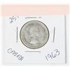 Image 2 : 1963 CANADIAN 25 CENT COIN (80% SILVER)