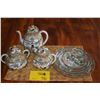 Image 1 : CHINESE PORCELAIN TEA SET & PLATES (7 PCS) (DOES NOT INCLUDE TRAY)