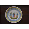 Image 2 : COLLECTION OF HENRIOT QUIMPER POTTERY TRAYS, PLATE, DISHES & EGG HOLDERS (7 PCS) (DOES NOT INCLUDE S
