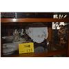 Image 1 : GERMAN PORCELAIN FIGURES, PLATES (1 MEISSEN) & ROUND BOX (4 PCS) (DOES NOT INCLUDE STAND)