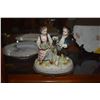 Image 7 : GERMAN PORCELAIN FIGURES, PLATES (1 MEISSEN) & ROUND BOX (4 PCS) (DOES NOT INCLUDE STAND)