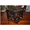 Image 2 : JAPANESE MAKI-E LACQUERED JUBAKO SERVING TRAYS & TEA CADDY (2 PCS)