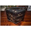 Image 3 : JAPANESE MAKI-E LACQUERED JUBAKO SERVING TRAYS & TEA CADDY (2 PCS)