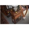 Image 3 : CHINESE HARDWOOD SCHOLAR'S DESK W/4 DRAWERS (3 SECTIONS)