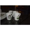 Image 2 : PORTMEIRION "BOTANIC GARDEN" PLATES, BOWLS & CUPS (25 PCS)