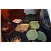 Image 2 : COLLECTION OF ASSORTED LACQUER BOWLS, PLATES, BOXES, SPOON & CERAMIC TRAYS