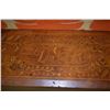 Image 2 : LARGE LETTER BOX W/MARQUETRY INLAY (19 1/2" X 8 1/4" X 6 1/4")