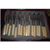 Image 2 : COLLECTION OF VINTAGE FORKS & KNIVES (52 PCS)