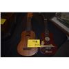 Image 1 : UKULELE'S (KAMAKA-NEEDS REPAIR & LEOLANI) W/1 CASE (2 PCS)
