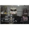 Image 2 : COLLECTION OF ANTIQUE & VINTAGE INKWELLS (11 PCS) (DOES NOT INCLUDE STAND)