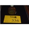 Image 1 : CHINESE JASPER DEEP RELIEF CRICKET SNUFF BOTTLE W/JADE TOP (2 3/4")