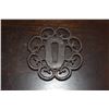 Image 2 : ANTIQUE JAPANESE IRON "TSUBAS" (SAMURAI) SWORD GUARDS (DOES NOT INCLUDE STAND)