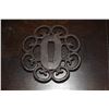 Image 3 : ANTIQUE JAPANESE IRON "TSUBAS" (SAMURAI) SWORD GUARDS (DOES NOT INCLUDE STAND)