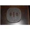 Image 8 : ANTIQUE JAPANESE IRON "TSUBAS" (SAMURAI) SWORD GUARDS (DOES NOT INCLUDE STAND)