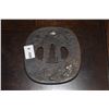 Image 9 : ANTIQUE JAPANESE IRON "TSUBAS" (SAMURAI) SWORD GUARDS (DOES NOT INCLUDE STAND)