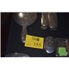Image 1 : 950 SILVER DRESSER SET W/MIRROR, BRUSHES (2), COVERED BOXES (2) & TRAY (225 G) (7 PCS)