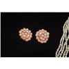 Image 2 : FRESH WATER PEARL LARIAT, NECKLACE & EAR CLIPS (4 PCS)
