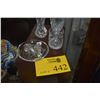 Image 1 : TIFFANY & CO. JAR, LALIQUE ETCHED DISH, WATERFORD CRYSTAL DOG & VASE & STUART CRYSTAL VASE (5 PCS)
