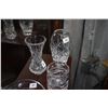 Image 2 : TIFFANY & CO. JAR, LALIQUE ETCHED DISH, WATERFORD CRYSTAL DOG & VASE & STUART CRYSTAL VASE (5 PCS)