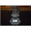 Image 3 : JAPANESE 3 DIMENSIONAL BRONZE KANNON SAMA ON LOTUS, TAISHO PERIOD