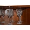Image 2 : WATERFORD CRYSTAL STEMWARE, LISMORE PATTERN (8 PCS)