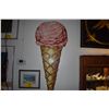 Image 2 : METAL ICE CREAM CONE SIGN (APPROX 21" X 47 1/2") & LIGHTED BUBBIES SIGN (18") (2 PCS)