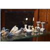 Image 2 : COLLECTION OF ROYAL COPENHAGEN BIRD FIGURES, VASES & MERMAID (11 PCS)