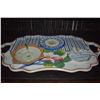 Image 3 : ASSORTED PLATES, COVERED JARS, TRAY, SPOONS, VASE, CUP, ETC. (16 PCS)