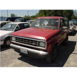  1988 FORD BRONCO II - 3,635 (5-Digit)