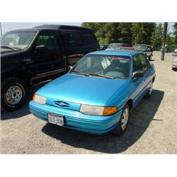  1994 FORD ESCORT - 90,767 Exmt
