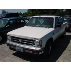  1989 CHEVROLET S10 PICKUP - 306,146 Exmt