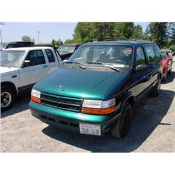  1995 DODGE CARAVAN-V6 - 166,889 Act