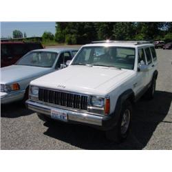  1990 JEEP CHEROKEE-6 CYL. - 169,849 Exmt