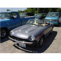  1981 FIAT SPYDER - 31,343 (5-Digit)