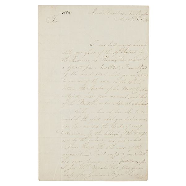 George Washington Letter Signed on Benedict Arnold's Corps