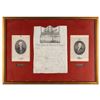Image 1 : James Madison and James Monroe Document Signed as President and Secretary of State
