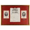 Image 1 : James Madison and James Monroe Document Signed as President and Secretary of State