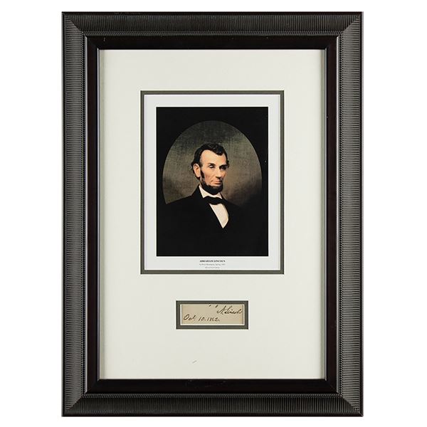 Abraham Lincoln Signature as President