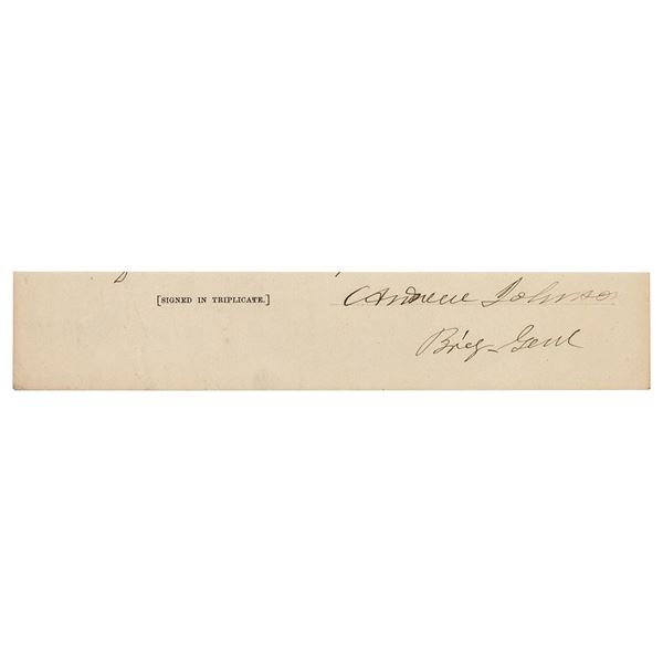 Andrew Johnson Signature