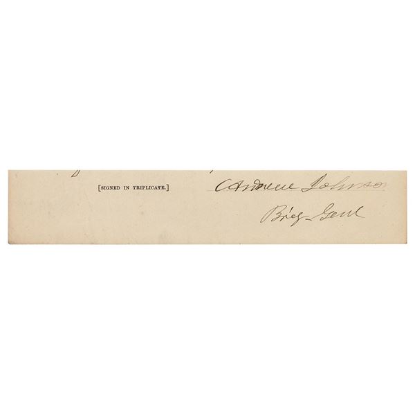 Andrew Johnson Signature