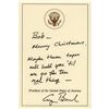 Image 1 : George Bush Autograph Note Signed as President