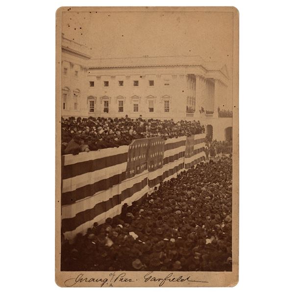 James A. Garfield Inauguration Cabinet Photo by Mathew Brady