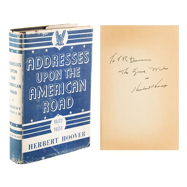 Herbert Hoover Signed Book