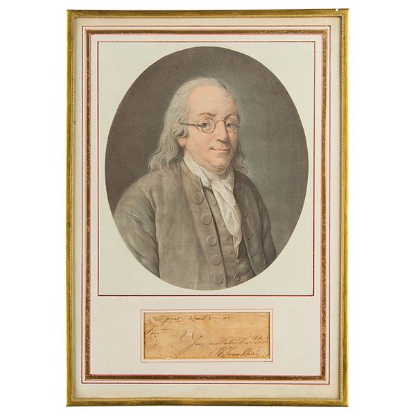 Benjamin Franklin Signature and Handwriting