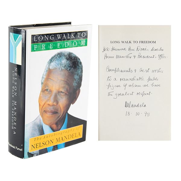 Nelson Mandela Signed Book