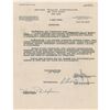 Image 1 : Howard Hughes Document Signed On His Circumnavigation Flight