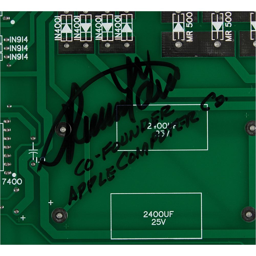 Apple: Ronald Wayne Signed Apple-1 Circuit Board Replica
