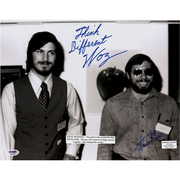 Apple: Wozniak and Wayne Signed Photograph